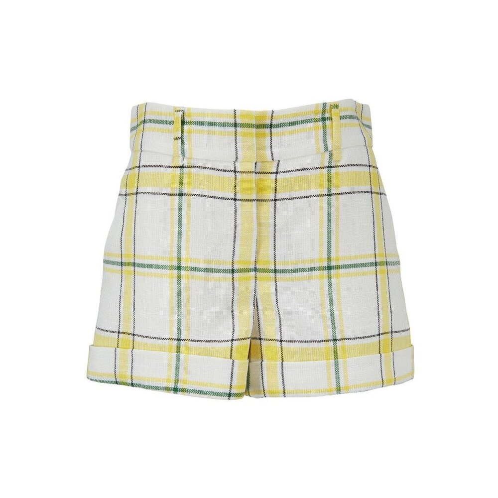 Veronica Beard “Carito” Windowpane Shorts – High‐End Preppy Shorts